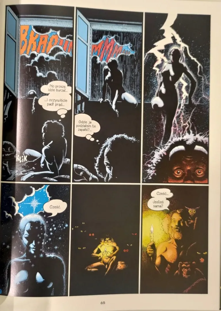 strona komiksu "Scenki z życia osiedla"