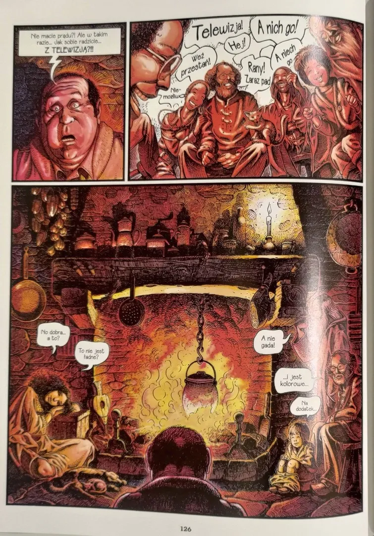 strona komiksu "Scenki z życia osiedla"