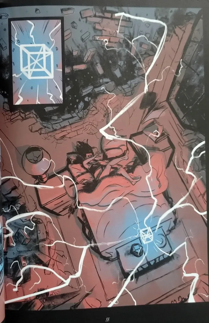 strona komiksu "Czarne Serce"