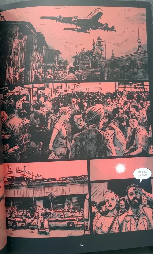 strona komiksu "Czarne Serce"