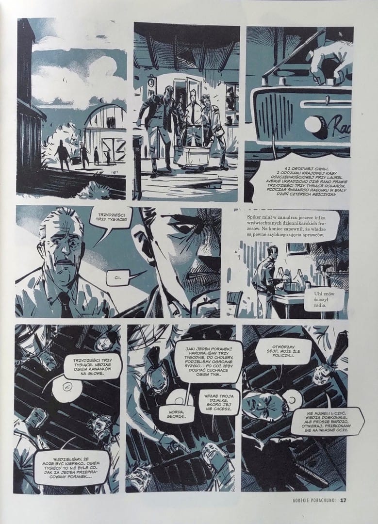 strona komiksu „Parker. Gorzkie porachunki”