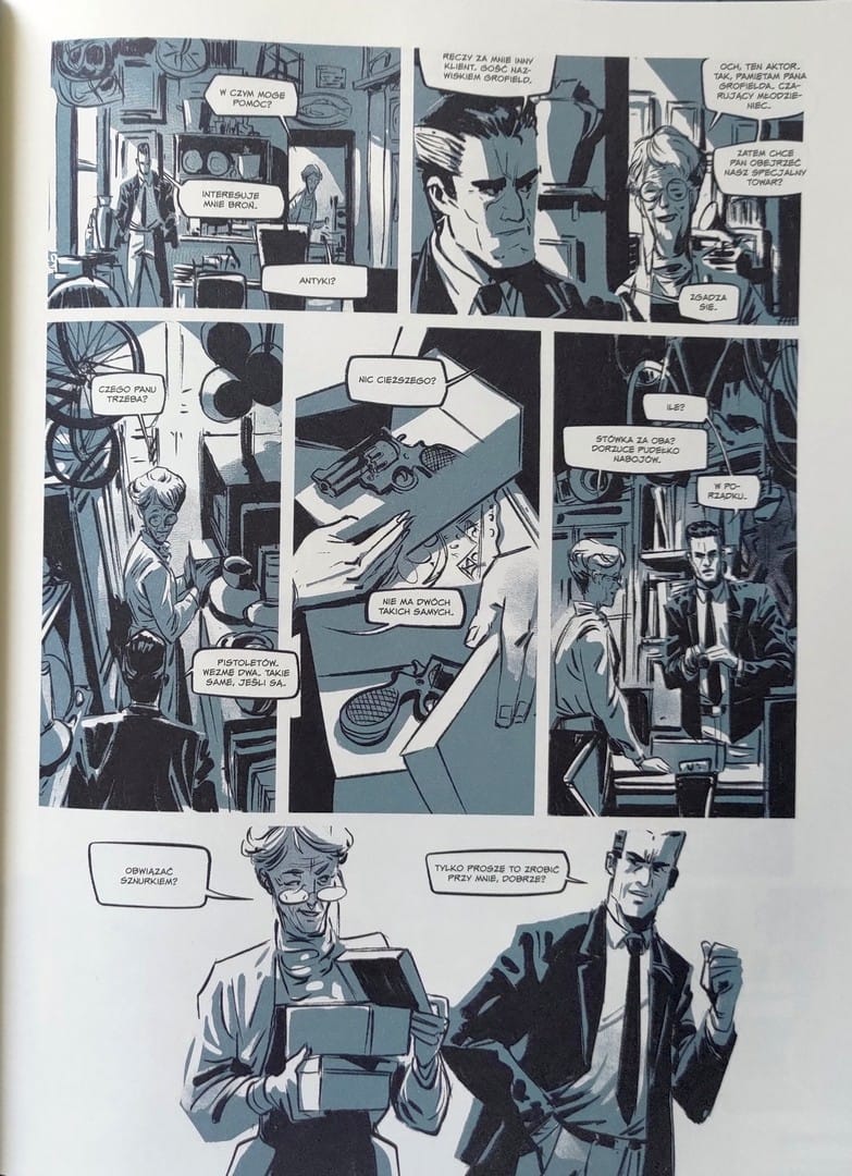 strona komiksu „Parker. Gorzkie porachunki”