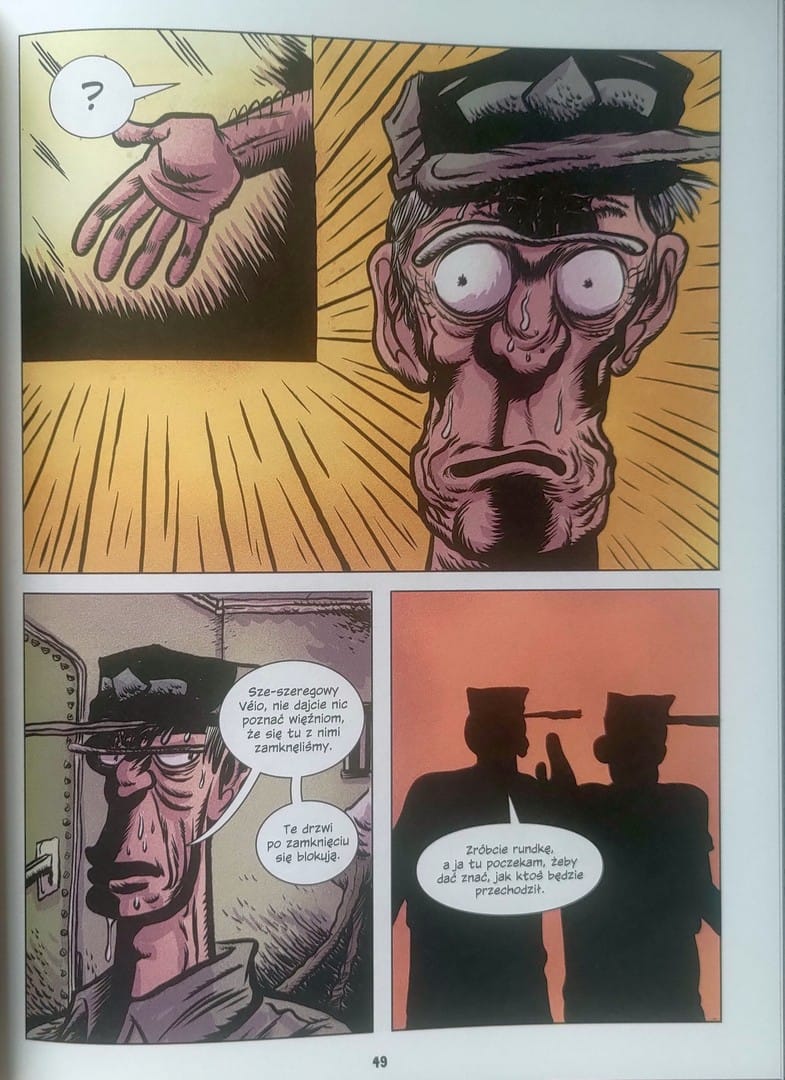strona komiksu „Małe miasteczko”