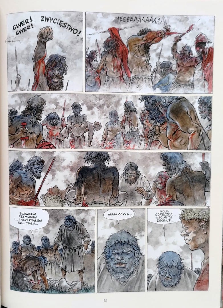strona komiksu „Brigantus. 2. Pikt.”