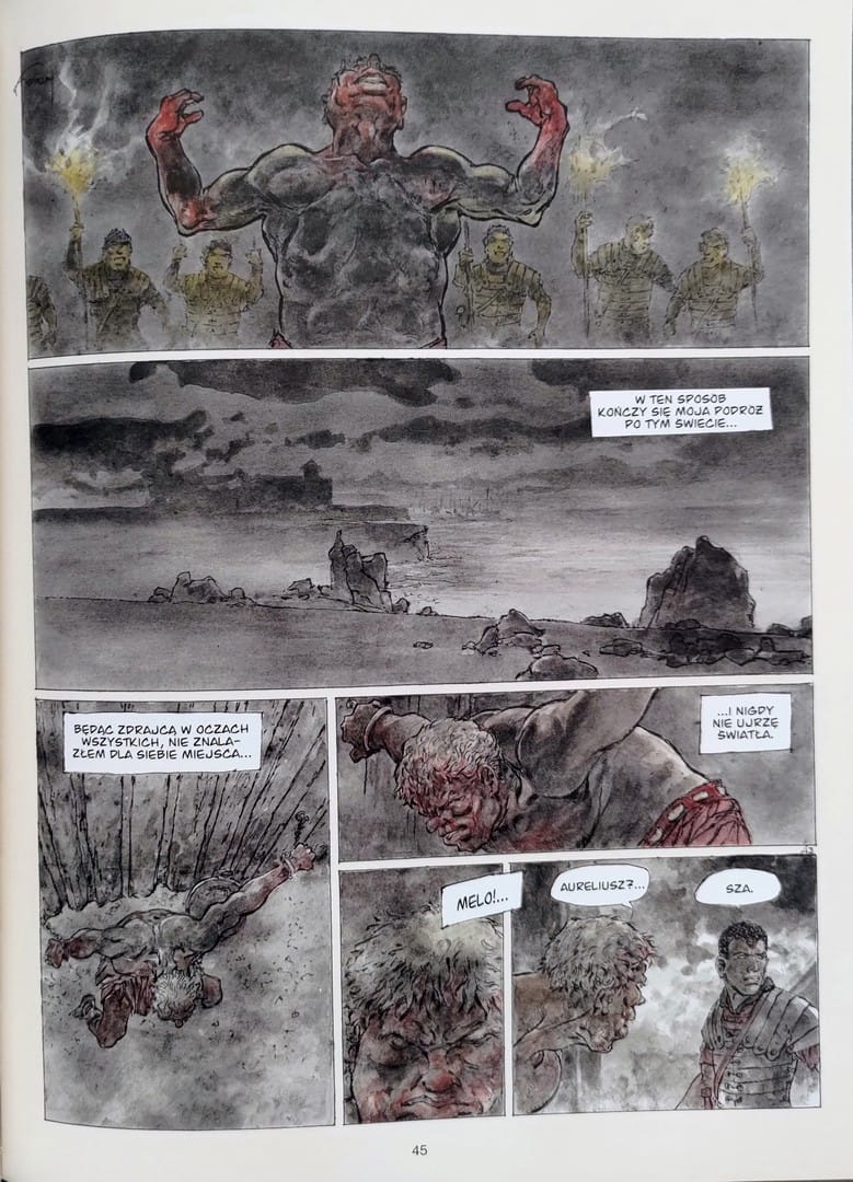 strona komiksu „Brigantus. 2. Pikt.”