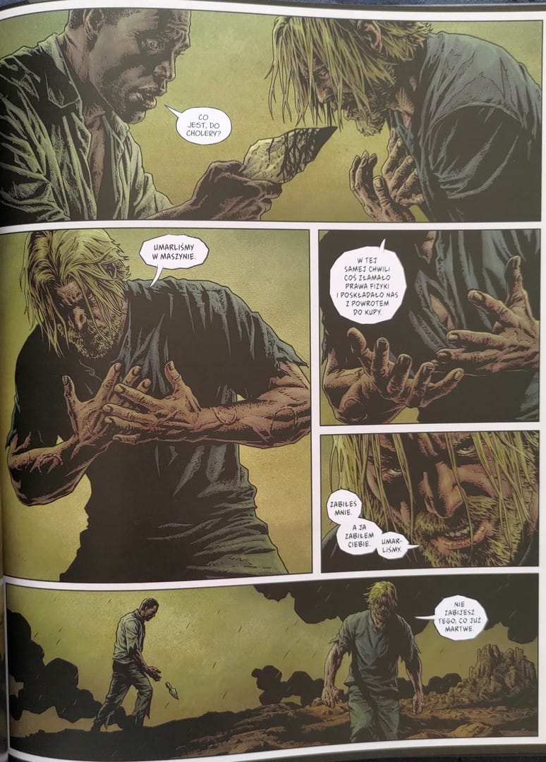 strona komiksu „Błędne koło”