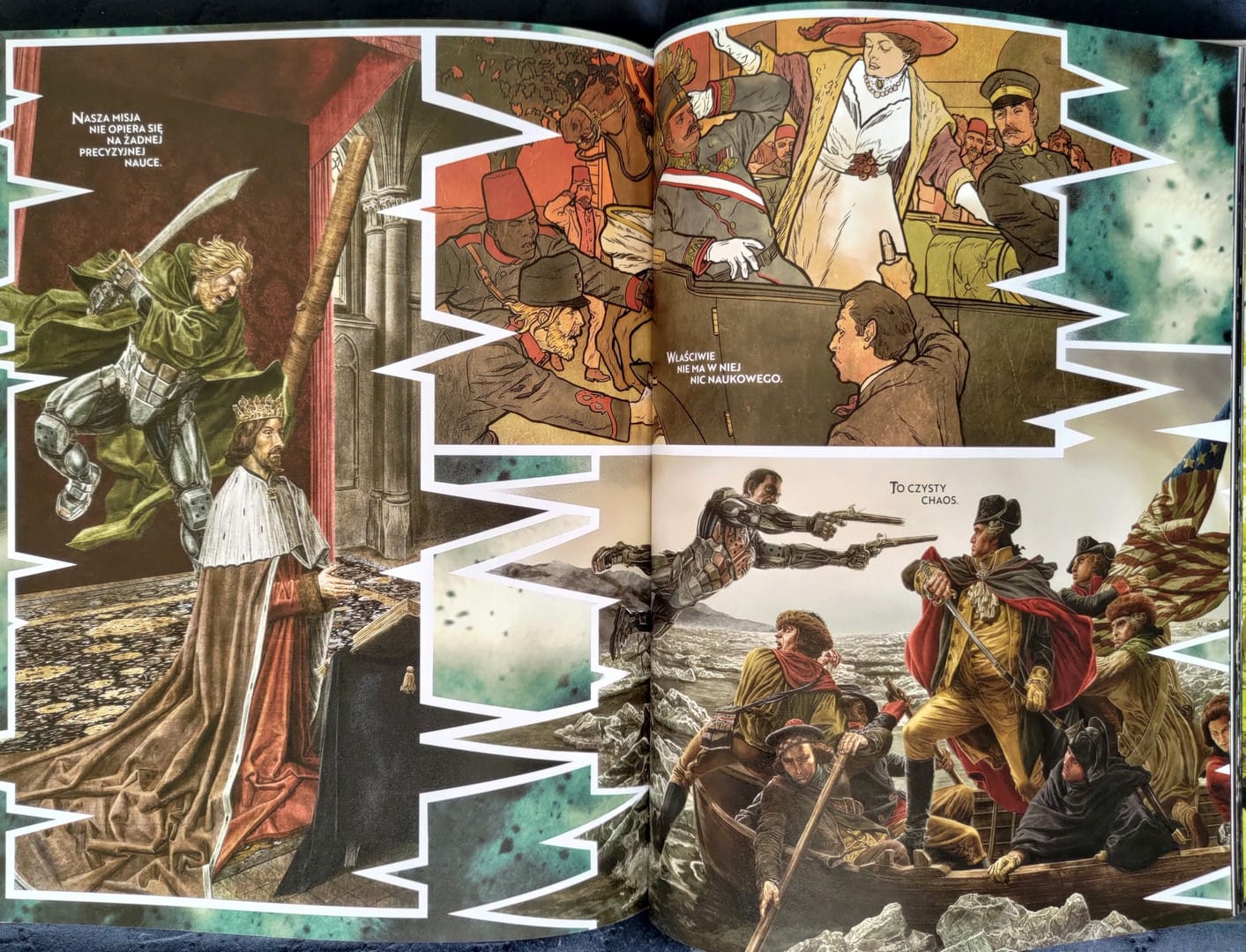 strona komiksu „Błędne koło”