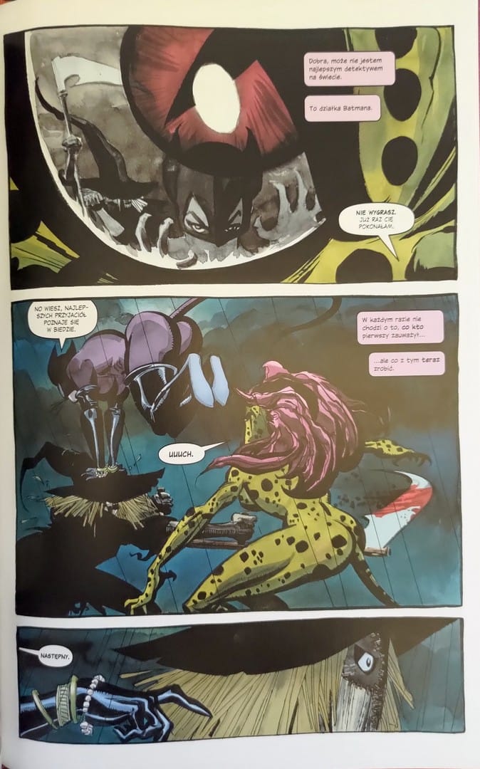 strona komiksu „Catwoman. Rzymskie Wakacje”