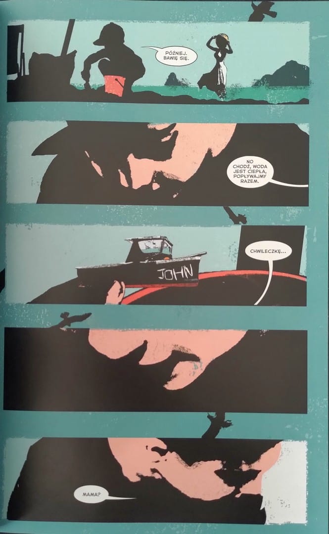 strona komiksu „Mity Kościanego Sadu. Przejście.”