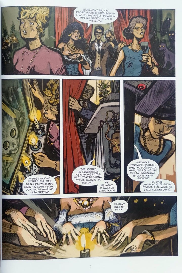strona komiksu „Medium”