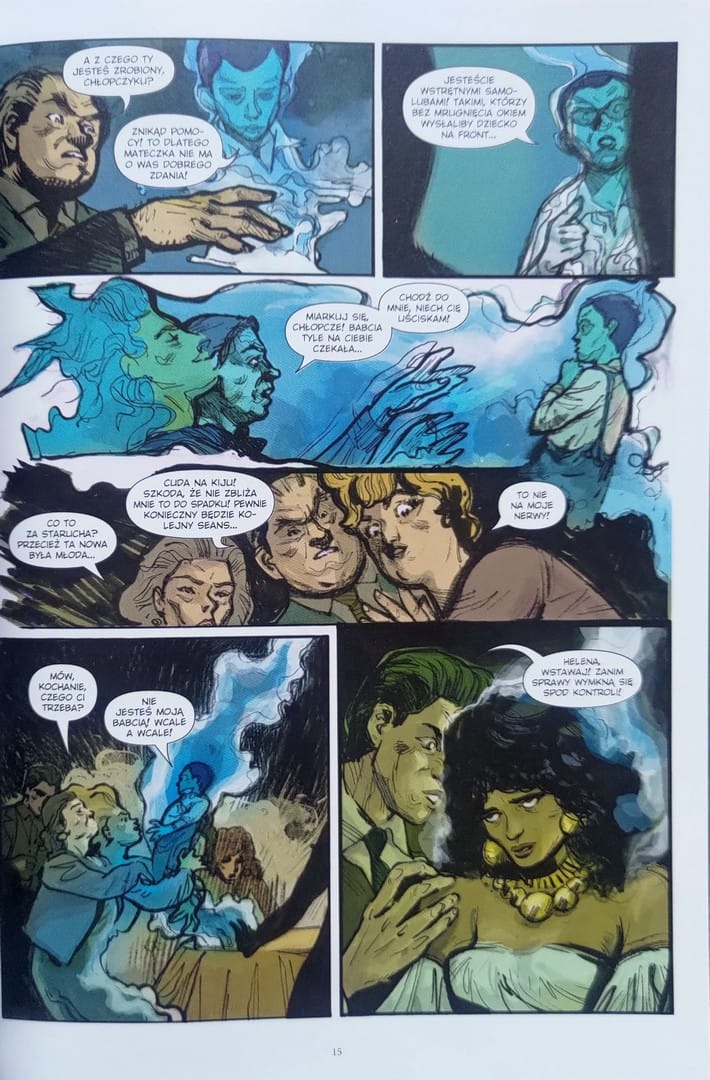 strona komiksu „Medium”
