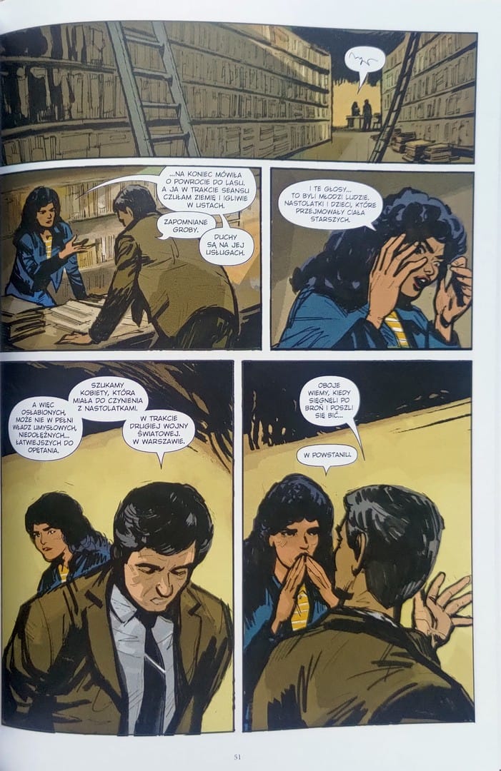 strona komiksu „Medium”