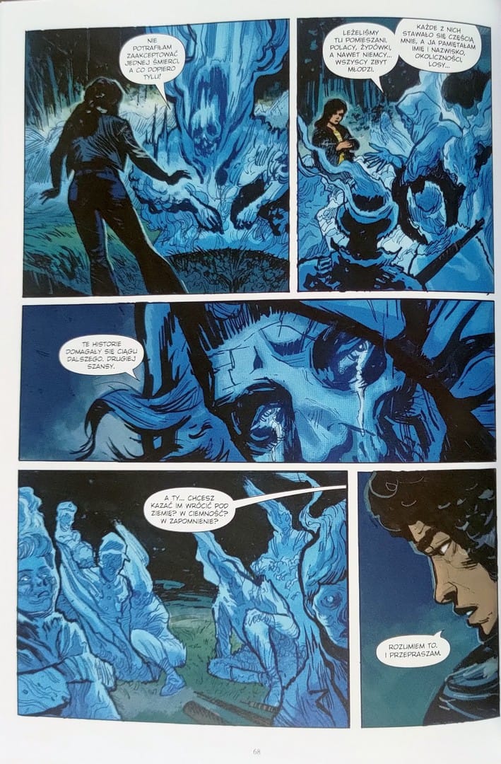 strona komiksu „Medium”