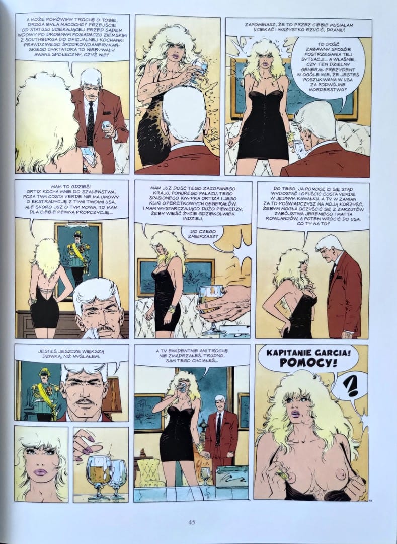 strona komiksu „XIII.Tom 3”