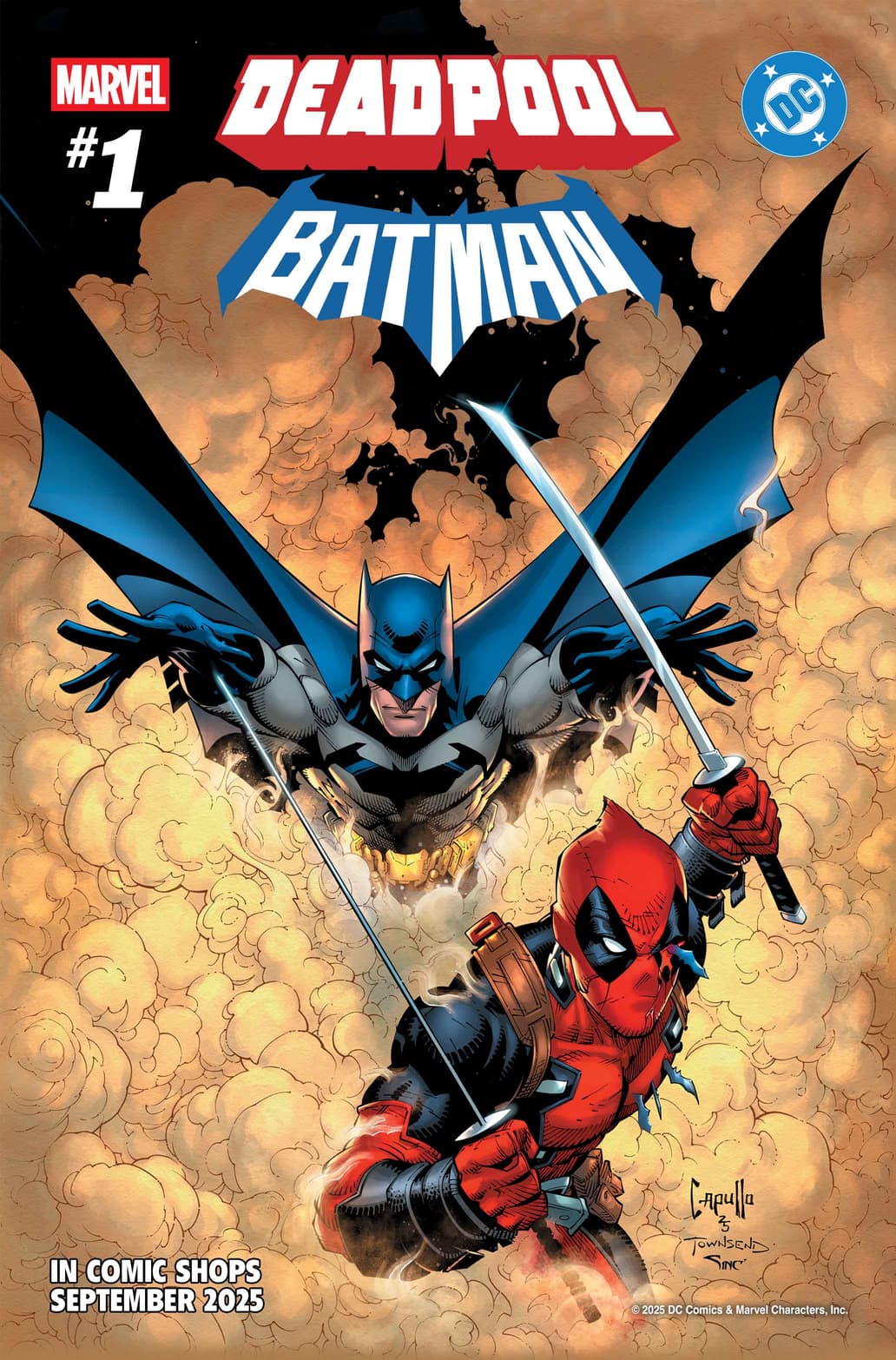okładka komiksu Deadpool vs Batman