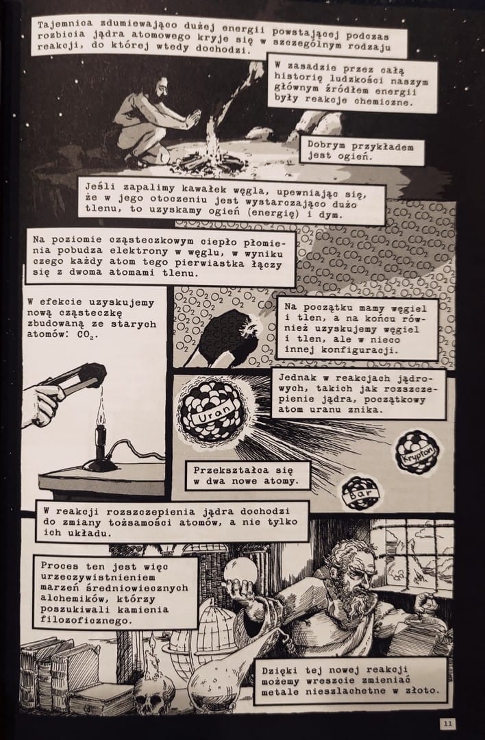 komiksu "Trinity. Historia bomby, która zmieniła losy świat"