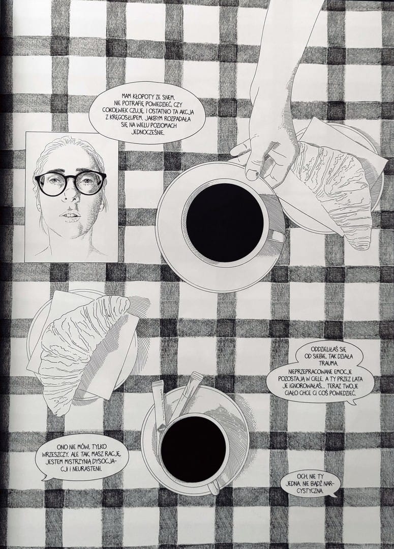 strona komiksu „Spleen”