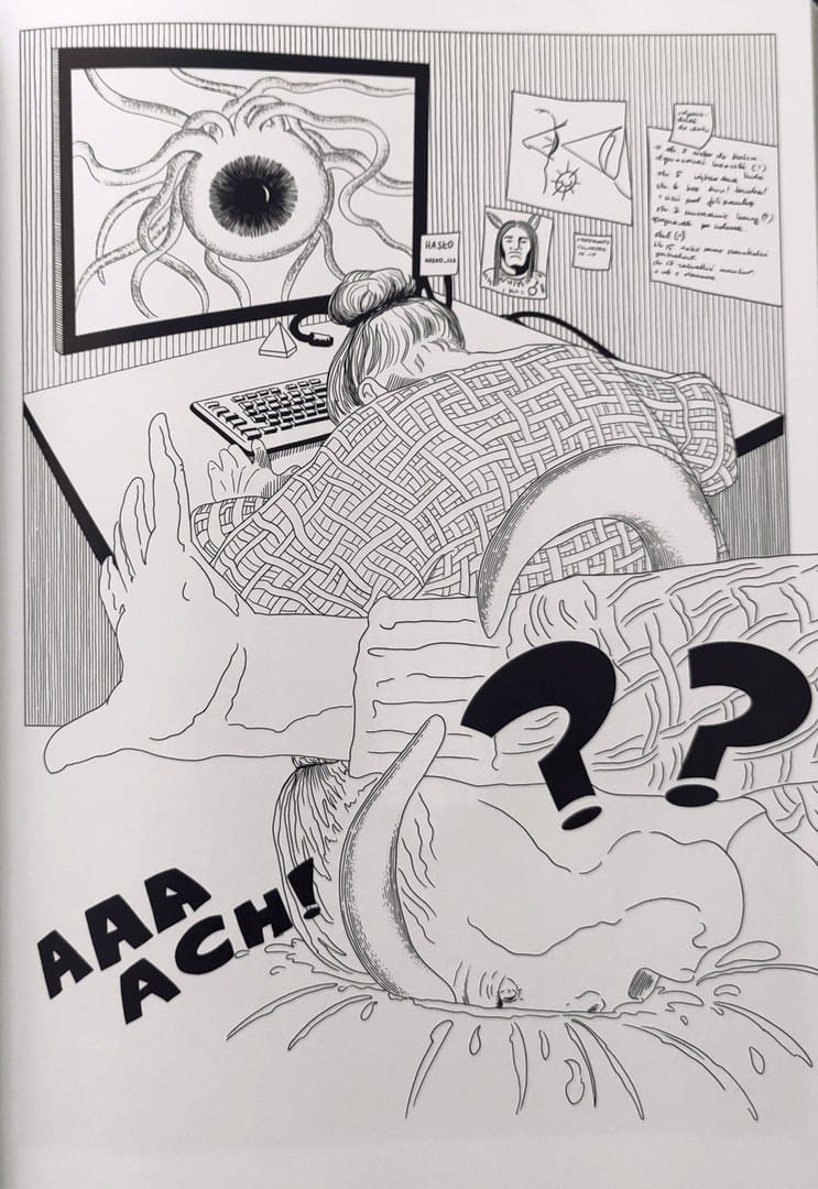 strona komiksu „Spleen”