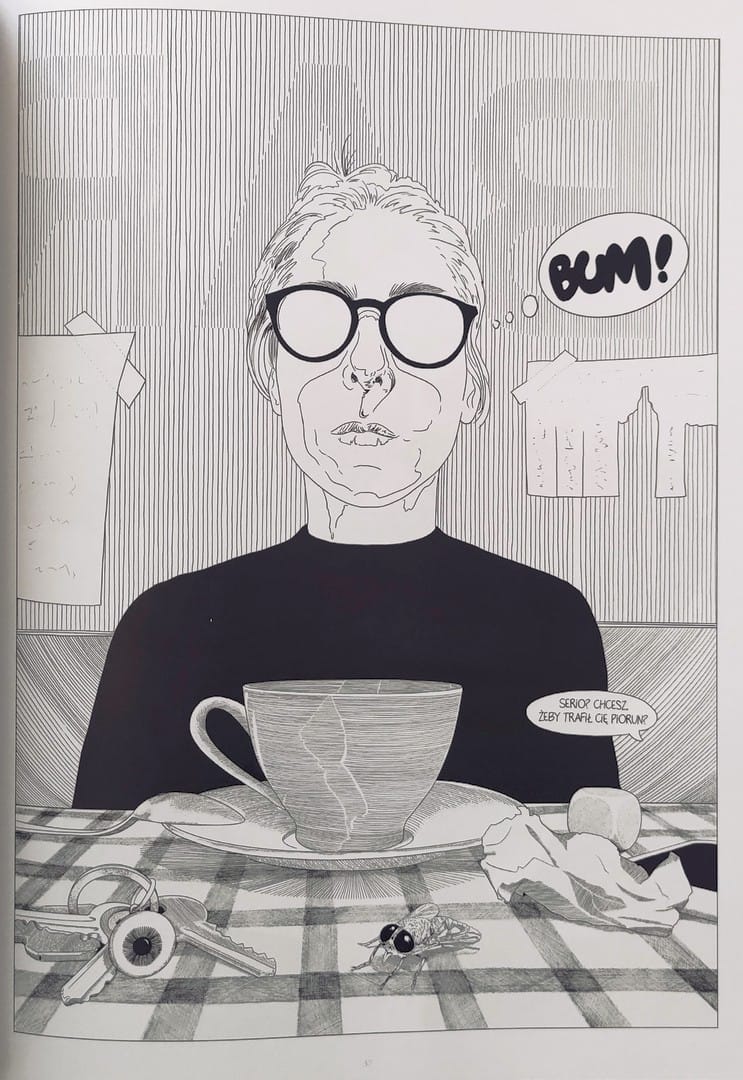 strona komiksu „Spleen”