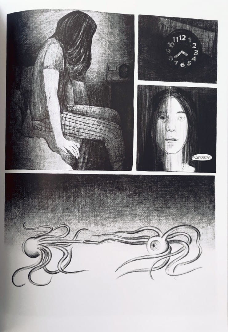 strona komiksu „Spleen”