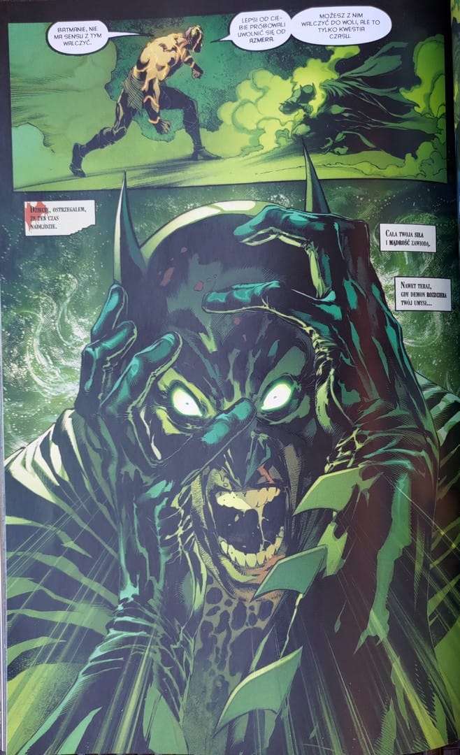 strona komiksu "Batman Detective Comics - Gothamski Nokturn: Akt II"