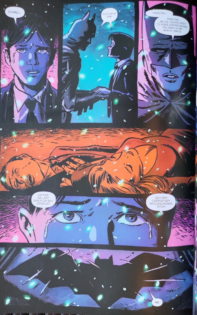 strona komiksu "Batman Detective Comics - Gothamski Nokturn: Akt II"