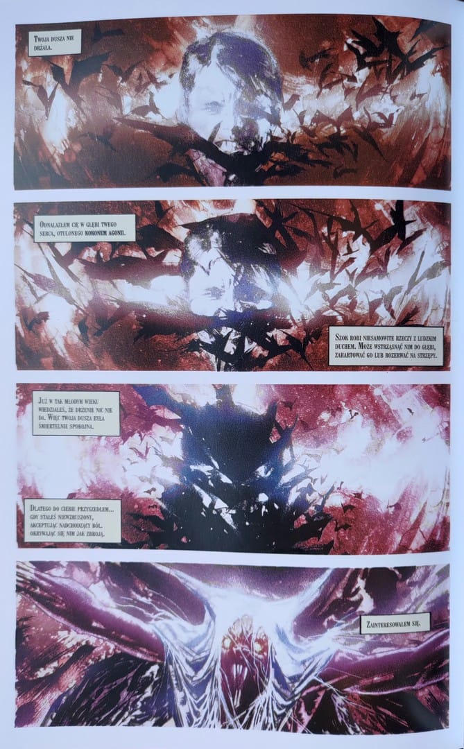 strona komiksu "Batman Detective Comics - Gothamski Nokturn: Akt II"