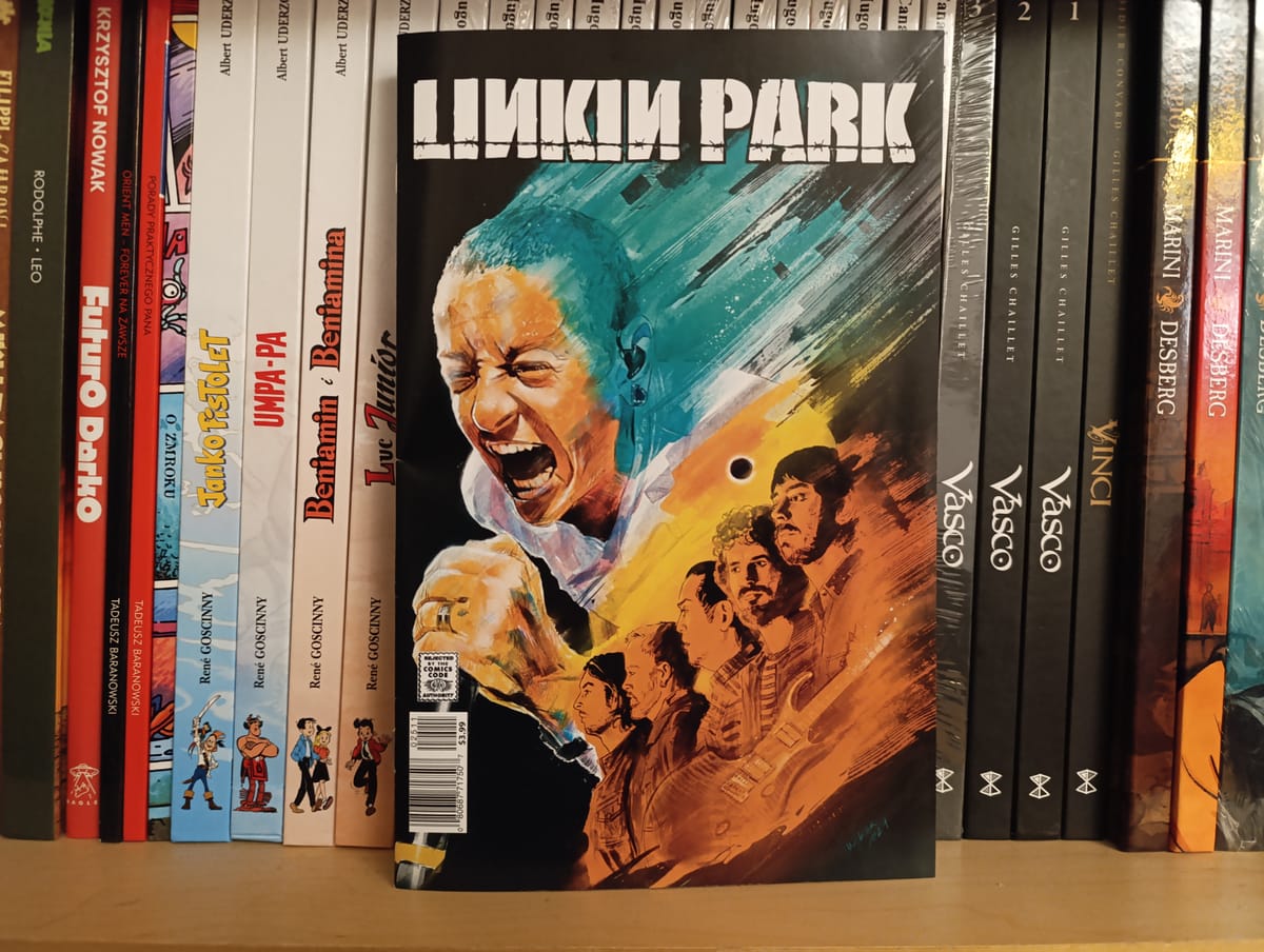 Komiks Linkin Park, czyli nowy zeszyt z serii Rock & Roll Biographies