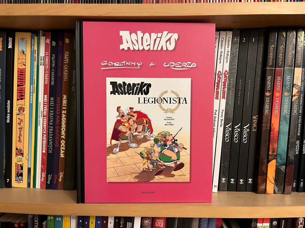 Asteriks Legionista. René Goscinny, Albert Uderzo. Recenzja komiksu