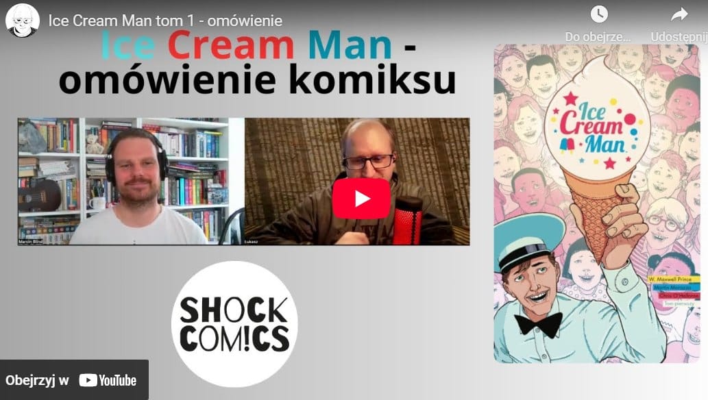 Ice Cream Man - omówienie komiksu od Shock Comics [wiedo]
