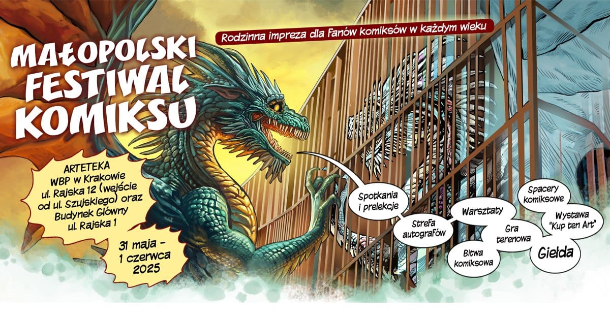 Zbliża się Małopolski Festiwal Komiksu 2025