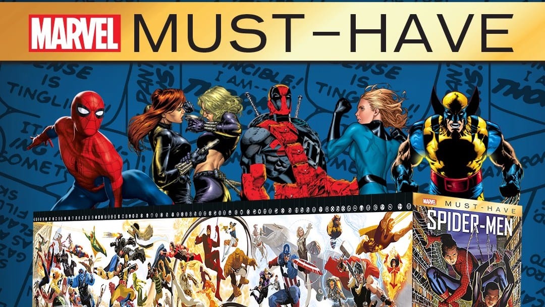 Lista pierwszych siedmiu tomów kolekcji Marvel Must Have