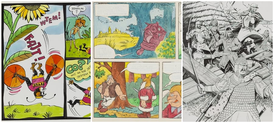 Aukcja klasyków komiksu w DESA Unicum. Będą też prace współczesnych twórców, np. Adama Kmiołka z komiksu 400