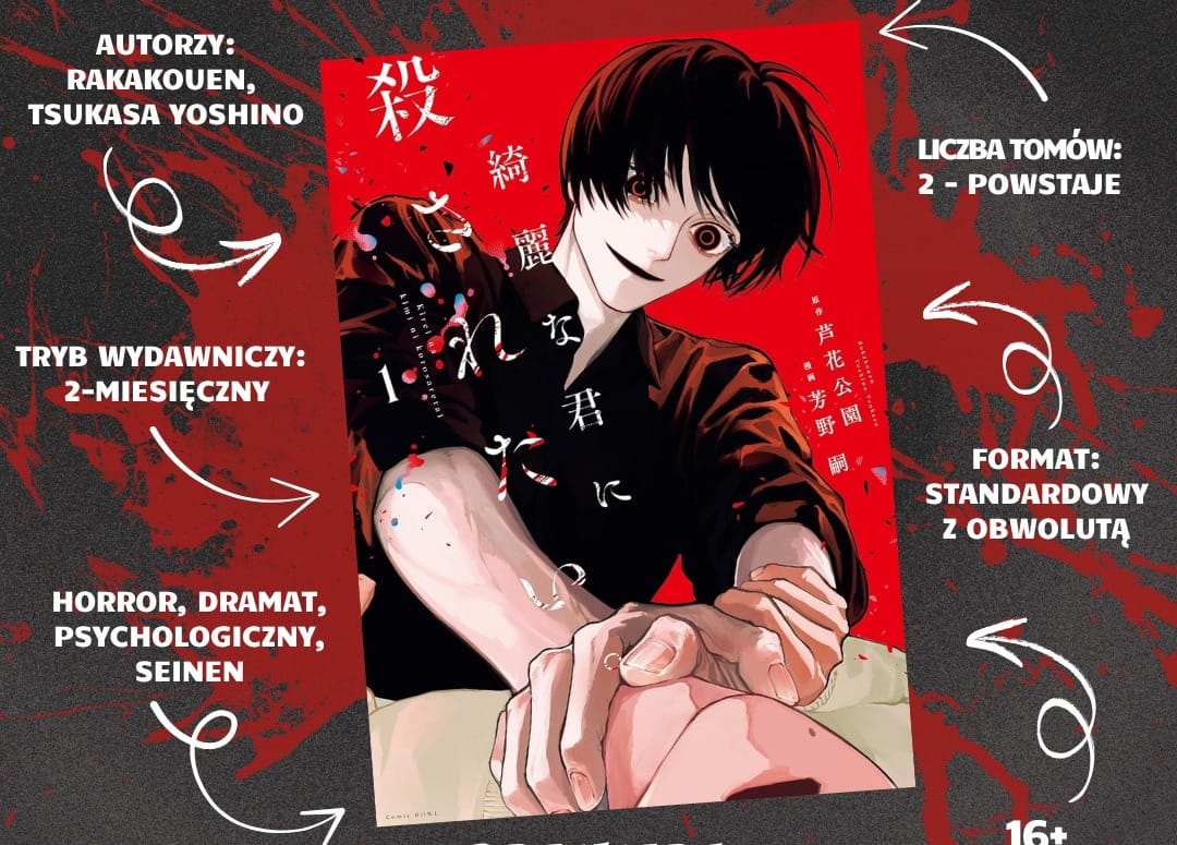 Waneko stawia na mrok. "Pragnę śmierci z twoich pięknych rąk" z rekomendacją autora "Chainsaw Mana"