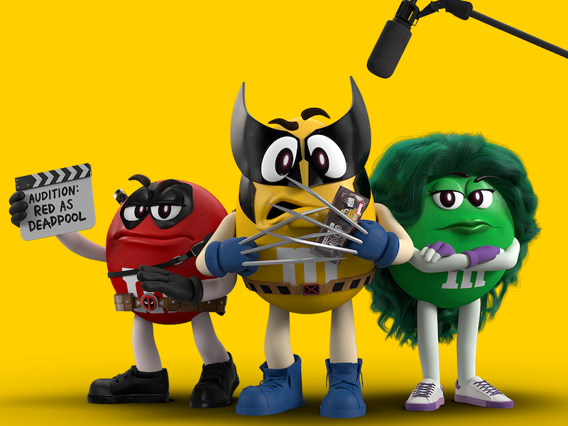 M&M’s przebiera spokescandies za bohaterów Marvela w globalnej kampanii