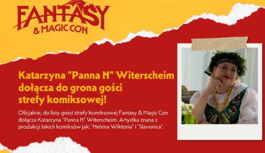 Katarzyna „Panna N” Witerscheim na Fantasy & Magic Con 2026. Polska autorka dołącza do zagranicznych gwiazd