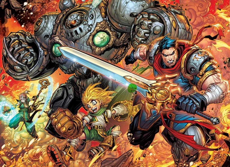 Battle Chasers w ogromnym wydaniu. Nagle Comics zapowiada 432-stronicowy tom z materiałami dodatkowymi