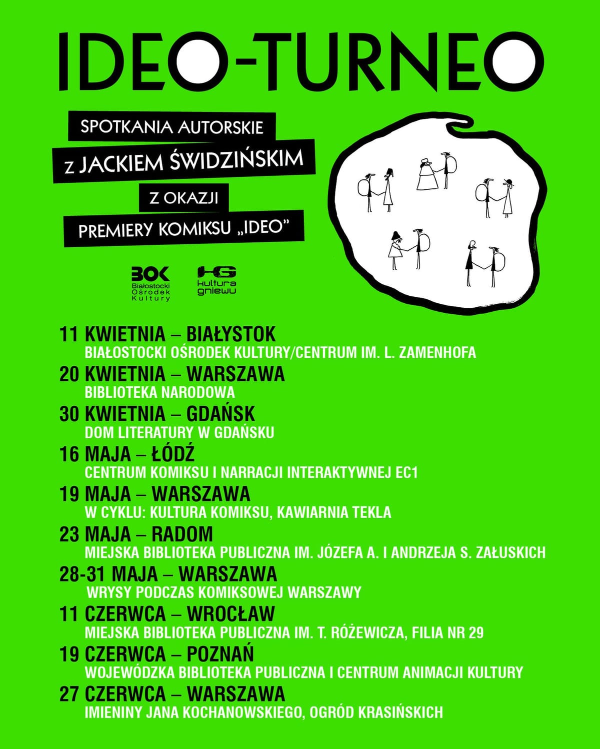 Jacek Świdziński wyrusza w trasę z nowym komiksem o esperanto