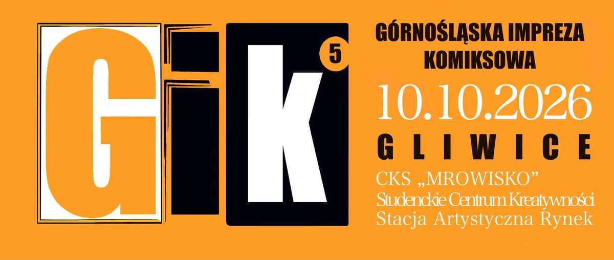 Górnośląska Impreza Komiksowa wróci 10 października 2026