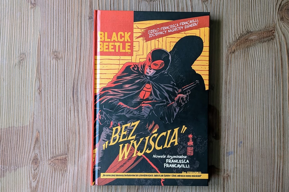 „Black Beetle. Bez wyjścia" – noir, pulpa i zamaskowany mściciel z Colt City
