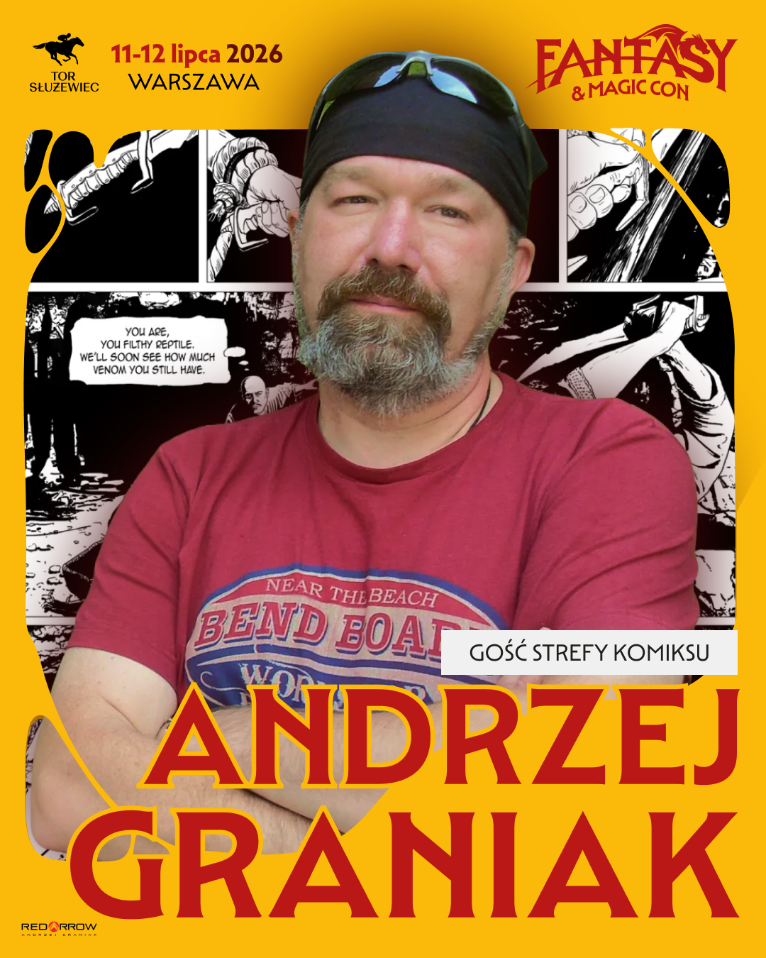 Andrzej Graniak, twórca komiksu "Goran" gościem strefy komiksu na Fantasy & Magic Con