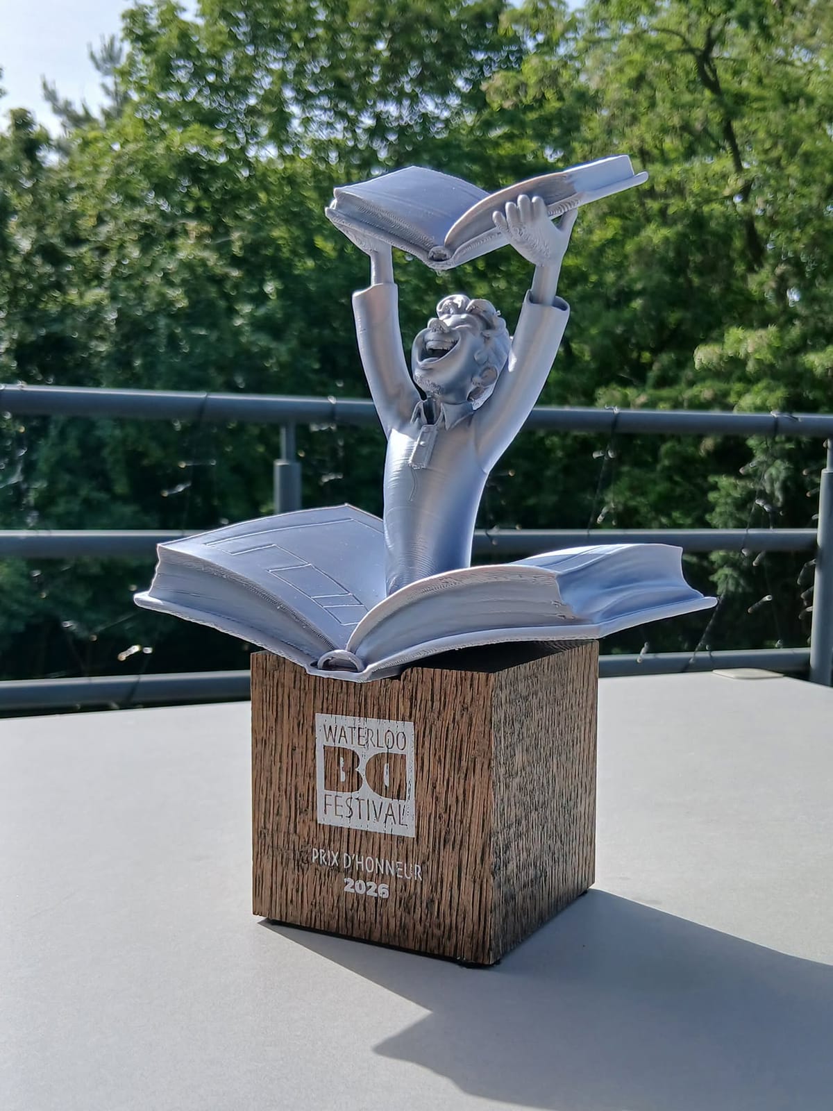 Statuetka Prix d’Honneur Waterloo BD Festival 2026 przyznana pośmiertnie Hermannowi