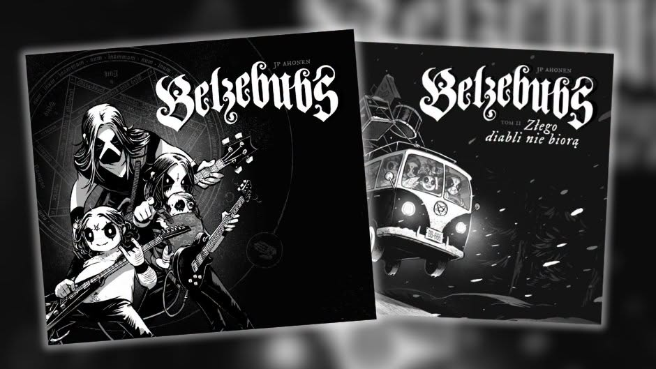 Okładki komiksów „Belzebubs” JP Ahonena wydanych w Polsce przez Diablaq