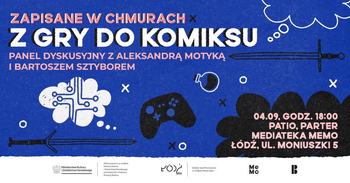 Sztybor i Motyka o przenoszeniu gier do komiksu. Spotkanie w Łodzi