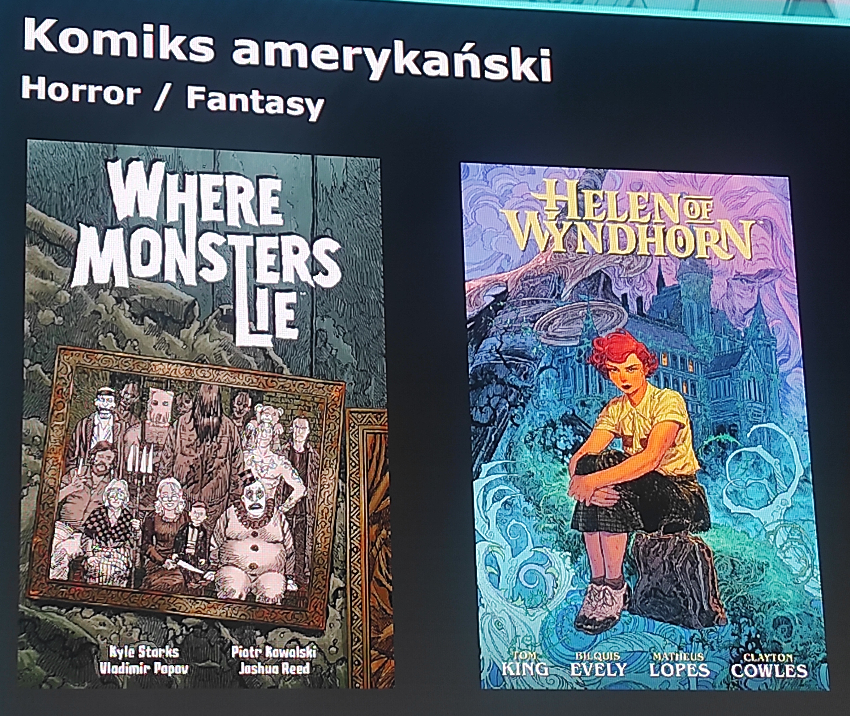 Horror prosto z USA: Piotr Kowalski i Tom King w nowych komiksach Egmontu