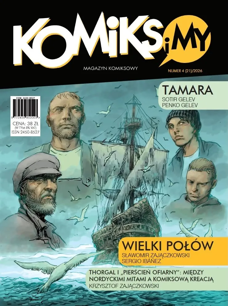Rysował „Nippura” i „Dago”, teraz pracuje z Polakiem. Sergio Ibáñez zilustrował „Wielki połów”