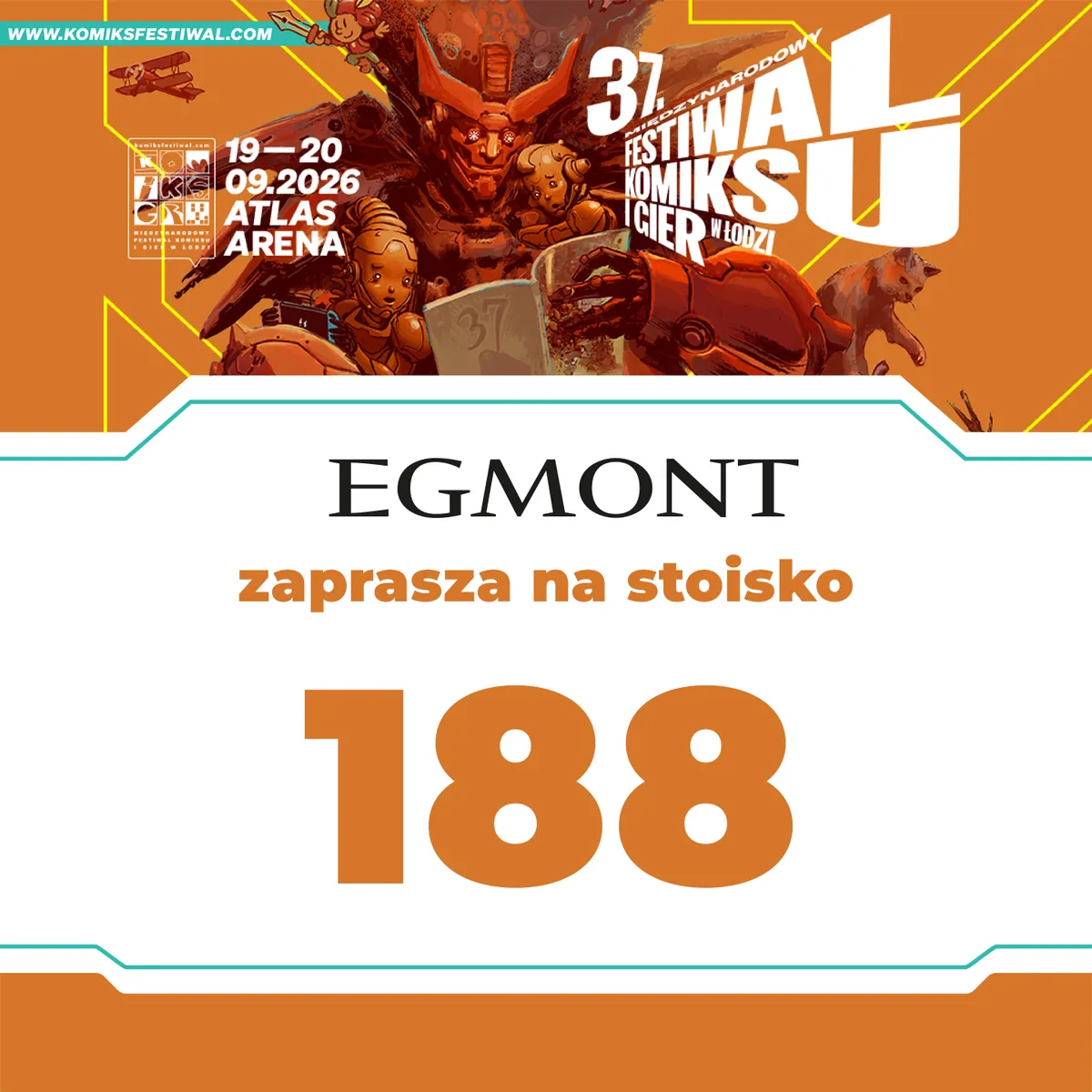 Egmont ujawnił, co szykuje na MFKiG 2026. Premiery, wielcy goście i pierwsze zapowiedzi na 2027 rok