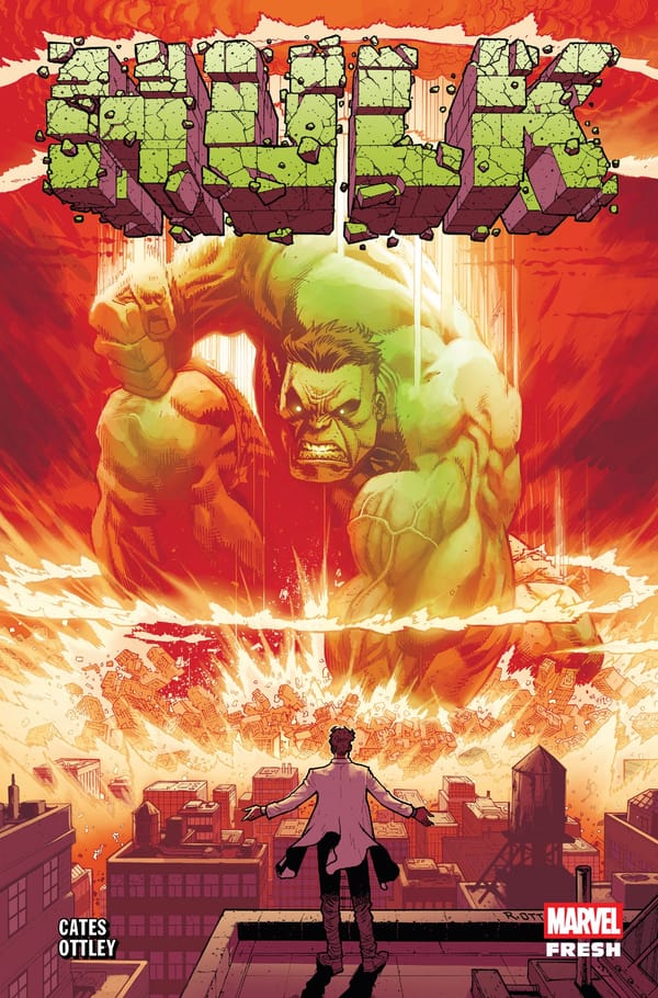 Już za kilka dni premiera komiksu Hulk autorstwa Catesa i Ottleya. Egmont pokazał przykładowe plansze