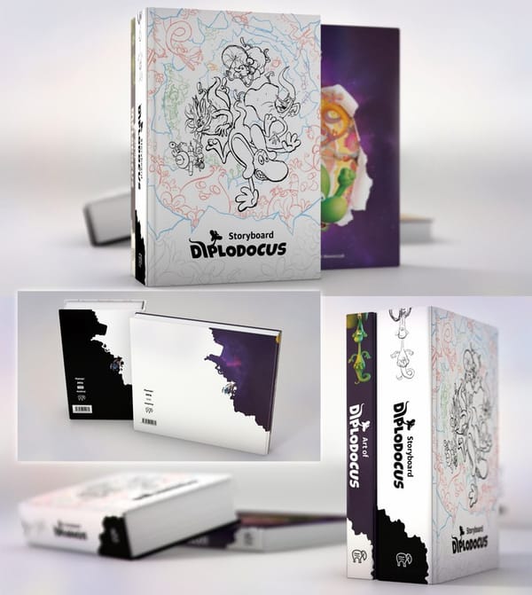 Artbook z filmu Smok Diplodok. Timof ruszył z kampanią na Kickstarterze