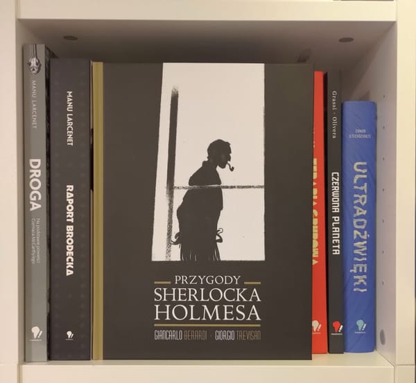 okładka komiksu „Przygody Sherlocka Holmesa”